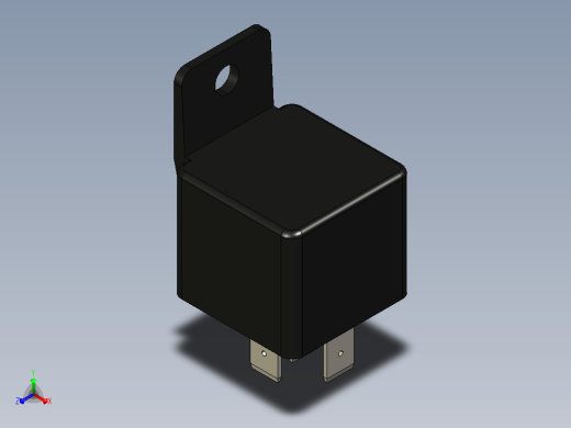 NRA-04-A-12D-B，继电器1关闭。12v直流，40A-14v直流，带SPST-NO，带支架