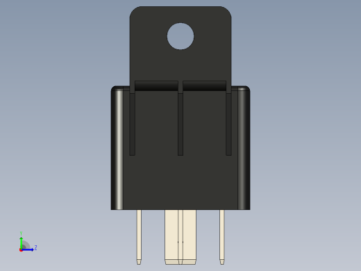 NRA-04-A-12D-B，继电器1关闭。12v直流，40A-14v直流，带SPST-NO，带支架左视缩略图