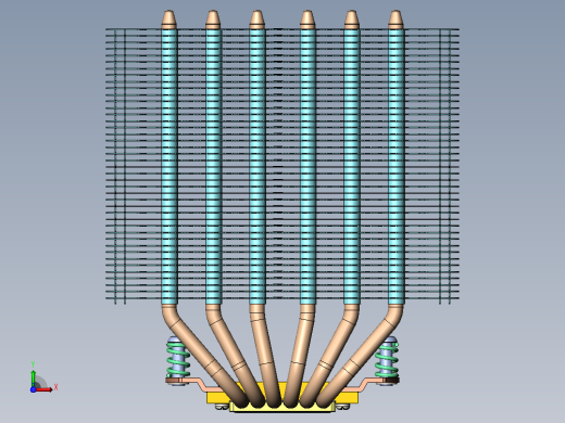 Noctua+NH-D14+CPU冷却器前视缩略图