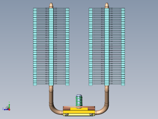 Noctua+NH-D14+CPU冷却器右视缩略图