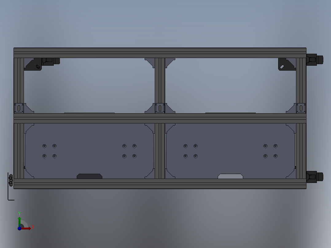 固化工装前视图