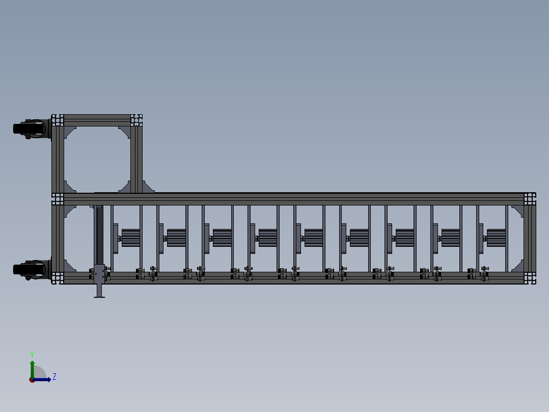 固化工装左视图