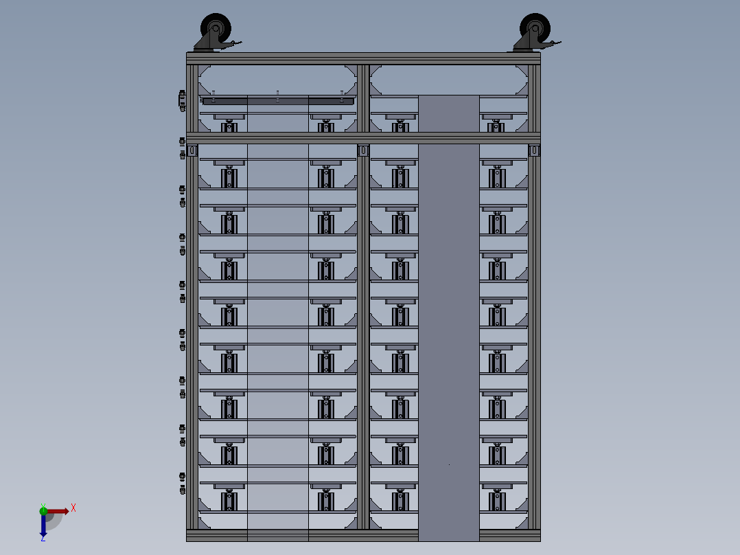 固化工装俯视图