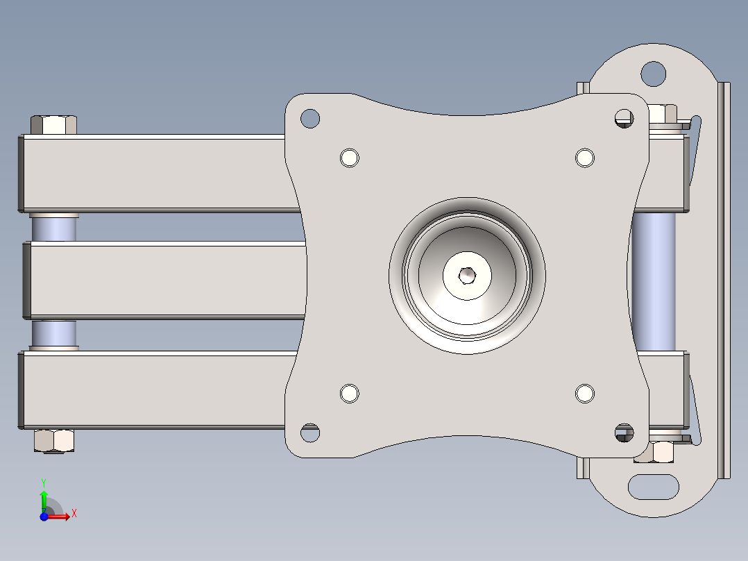 电视机架前视图