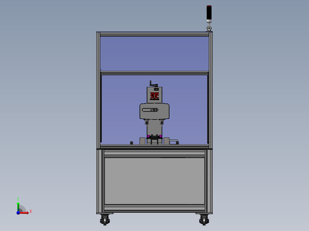 点针式打标设备sw17可编辑前视图