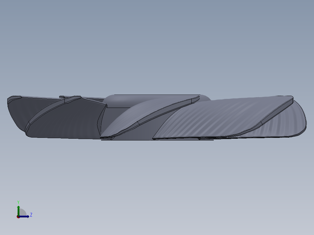 扇叶模型左视图