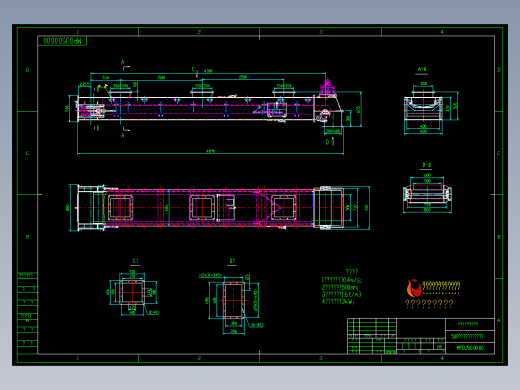 500密闭式皮带机结构示意图