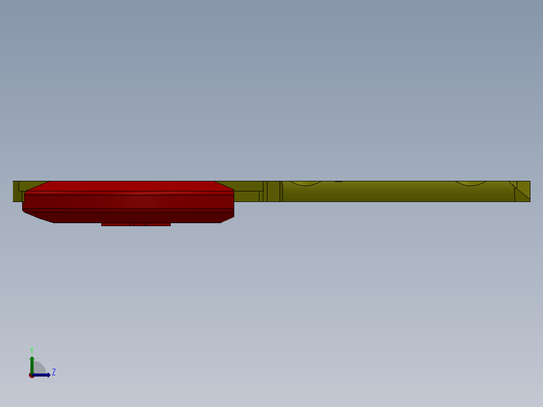 为尔开钥匙左视图