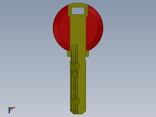 为尔开钥匙俯视缩略图