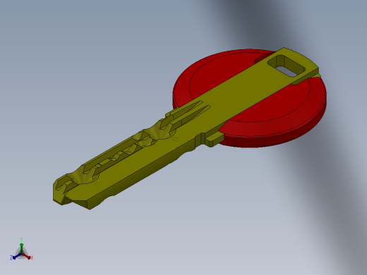 为尔开钥匙正等轴测缩略图