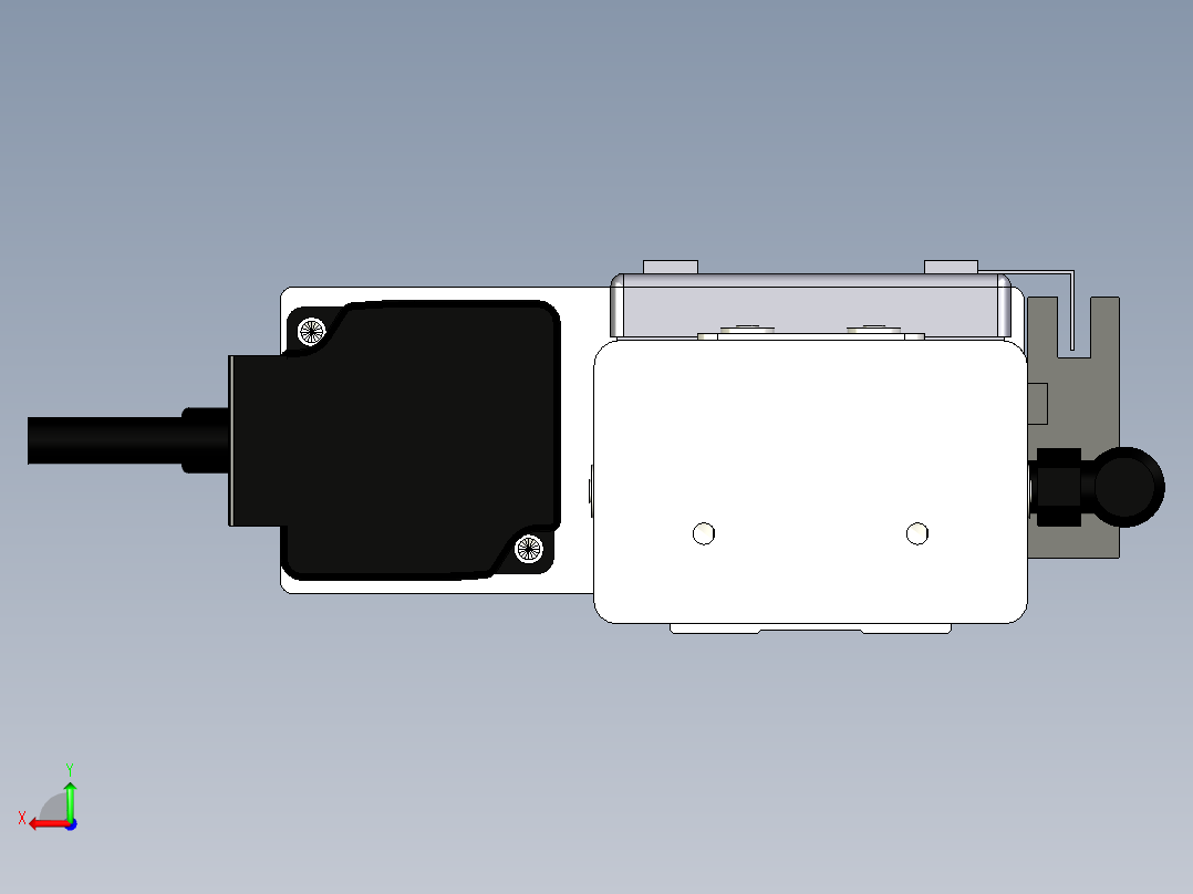 Toyo东佑达直线模组-ECH6-700-BL+煞車-M5后视图