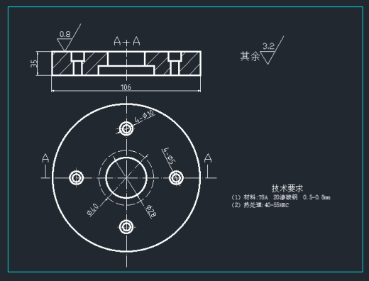 小米空调遥控器外壳注塑模具设计缩略图