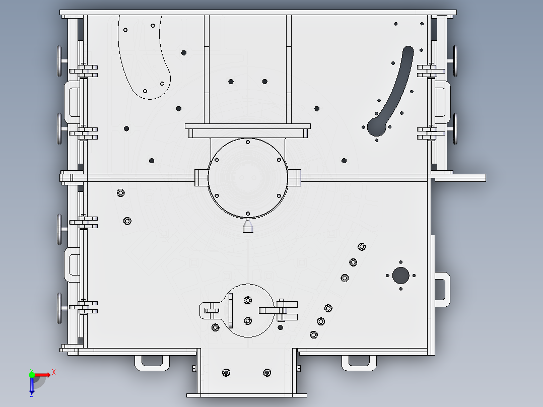 C4_反击破碎机俯视图