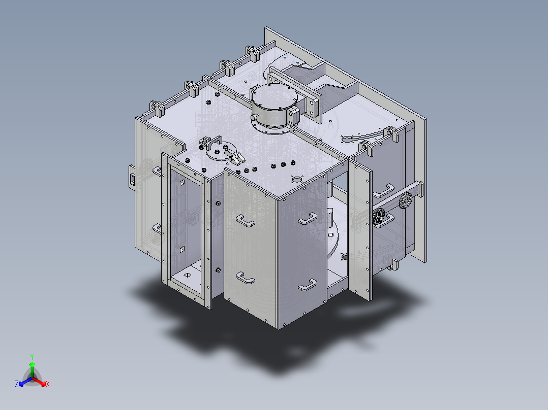 C4_反击破碎机正等轴测图