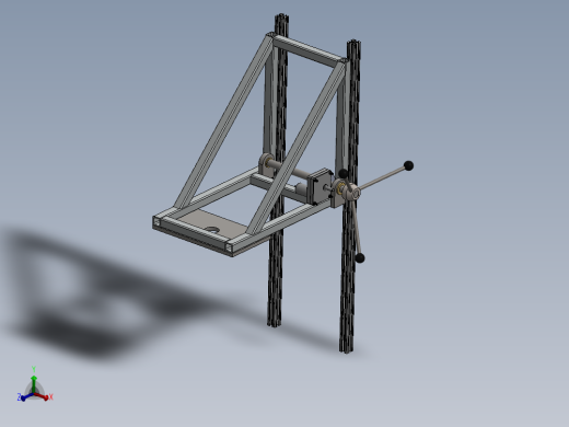 自动化钻铣一体机床 模型图纸