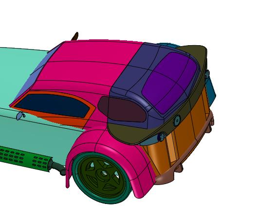 荷兰长车头跑车