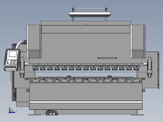 国外钣金折弯机左视缩略图