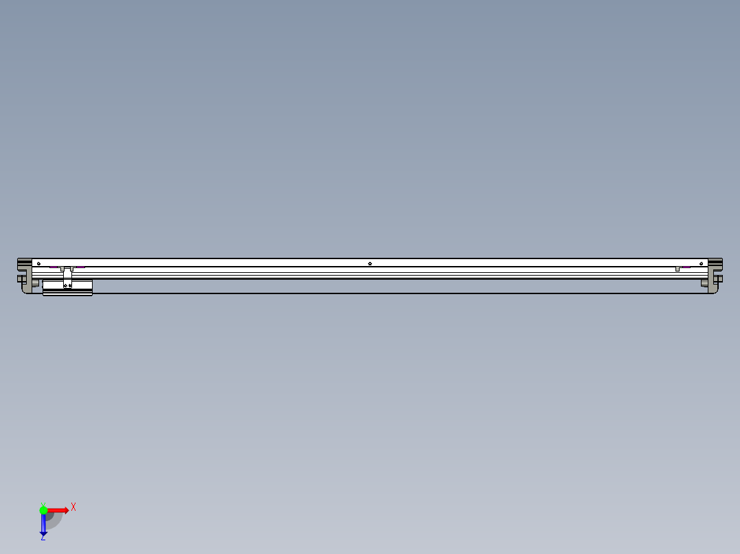 威洛博VL系列3d模型模组VL14S1Y-S1350俯视图