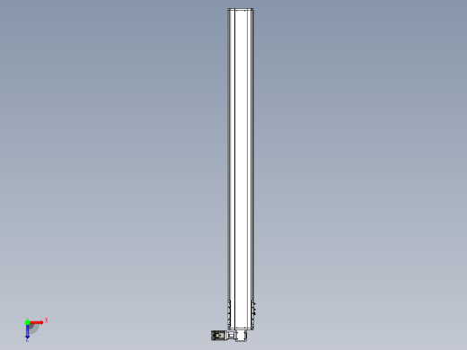 东锦同步带传动-直线滑台模组DH210B-L150-S2250-BL-P750W-C3俯视缩略图
