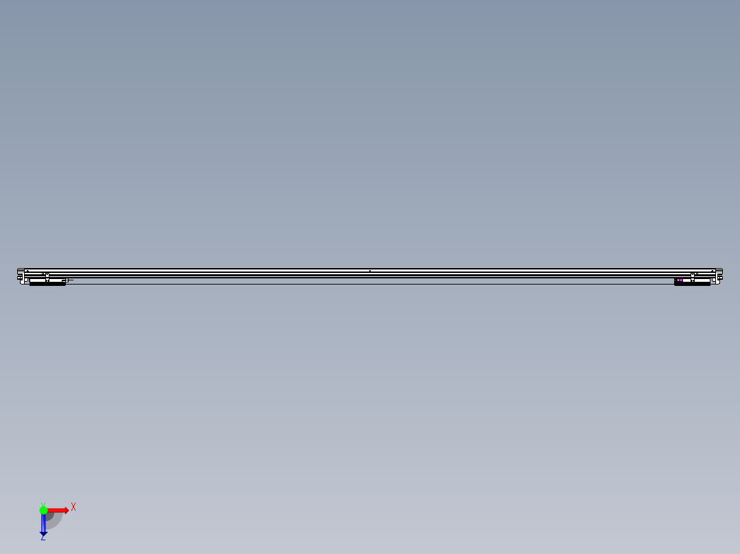 威洛博VL系列3d模型模组2VL14S2Y-S3050俯视图