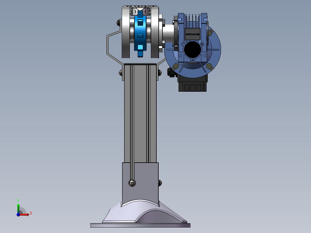 经典的输送带装置前视图