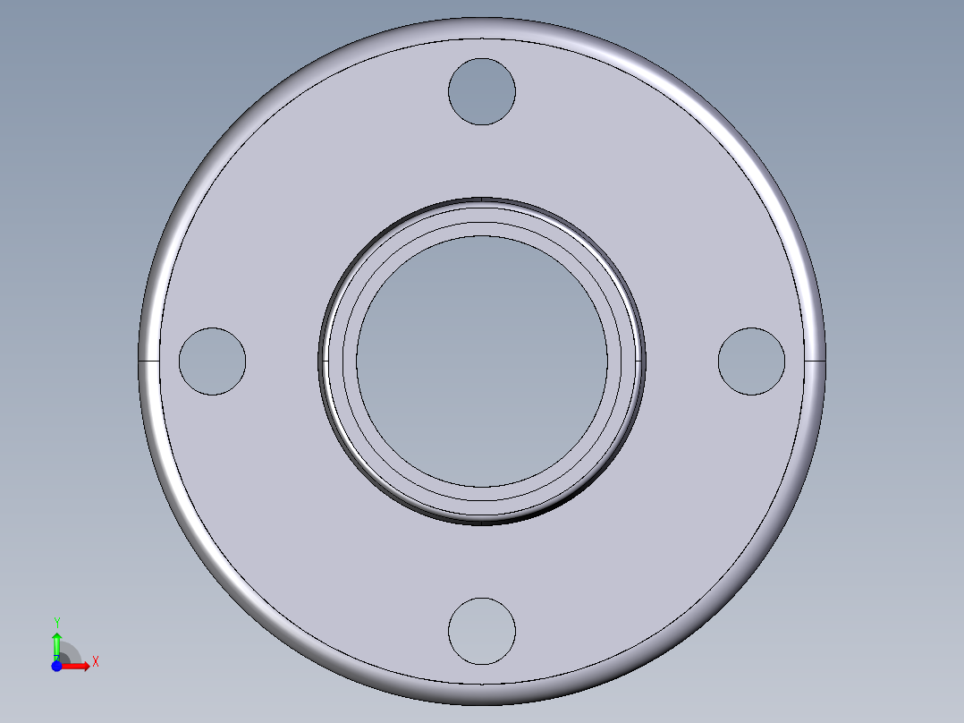 21FLV 法兰BS 10，表E、溶剂焊接插座（垫片尺寸，看到QHv X）前视图