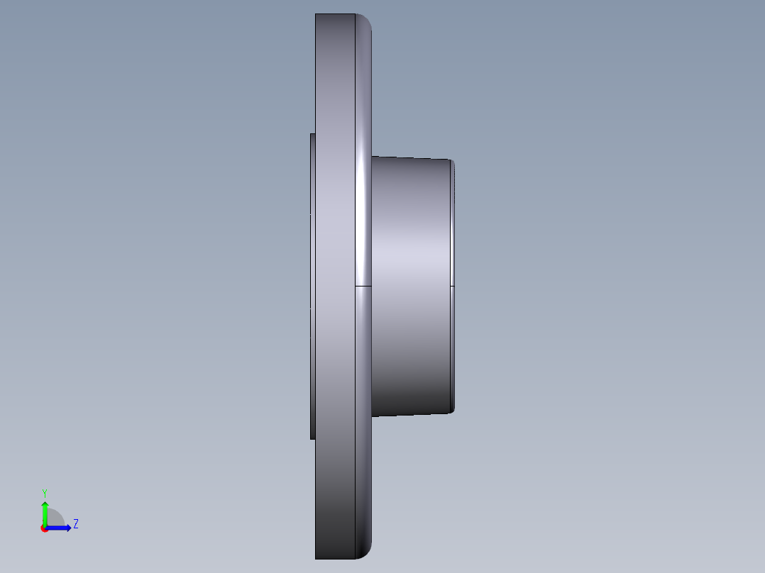 21FLV 法兰BS 10，表E、溶剂焊接插座（垫片尺寸，看到QHv X）左视图