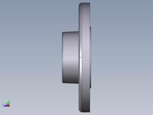 21FLV 法兰BS 10，表E、溶剂焊接插座（垫片尺寸，看到QHv X）右视缩略图