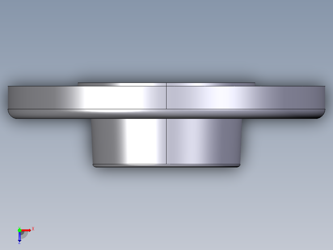 21FLV 法兰BS 10，表E、溶剂焊接插座（垫片尺寸，看到QHv X）俯视图