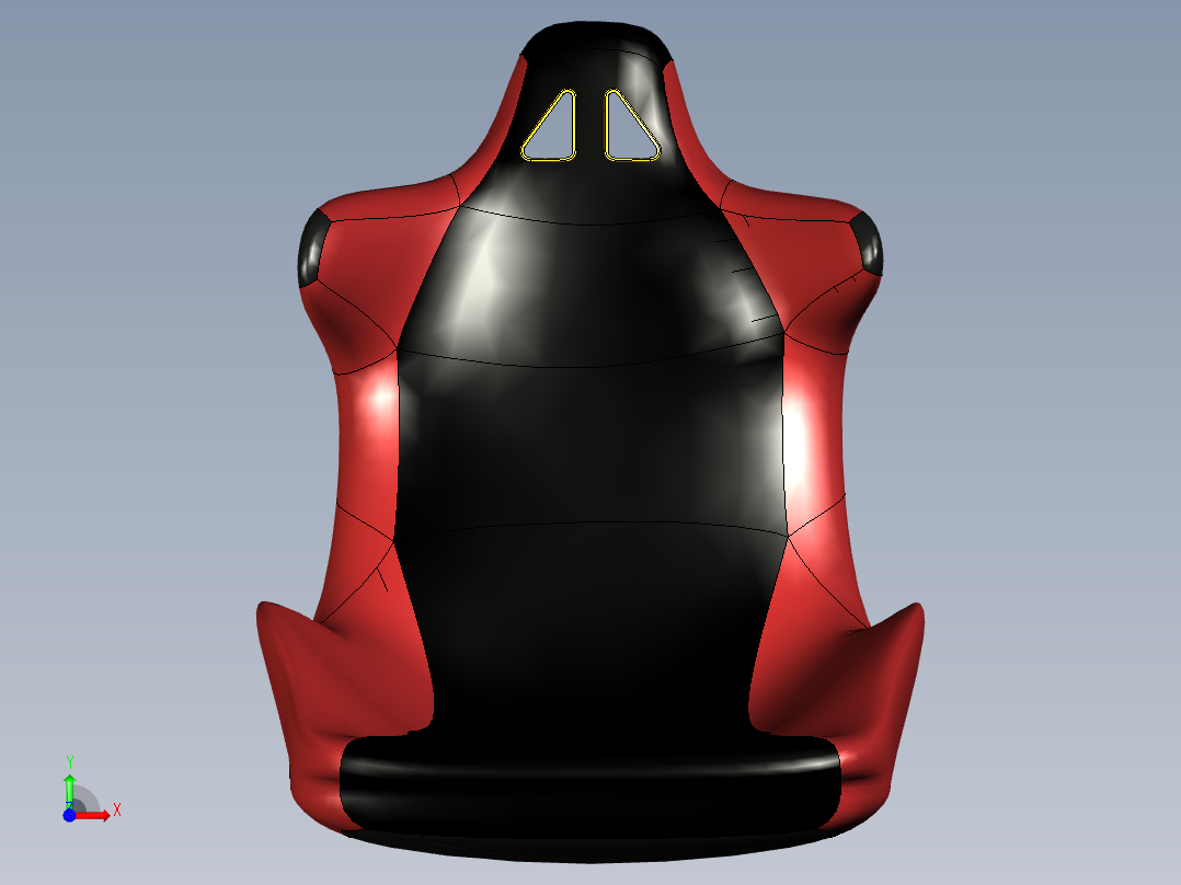 汽车座椅 (52)前视图