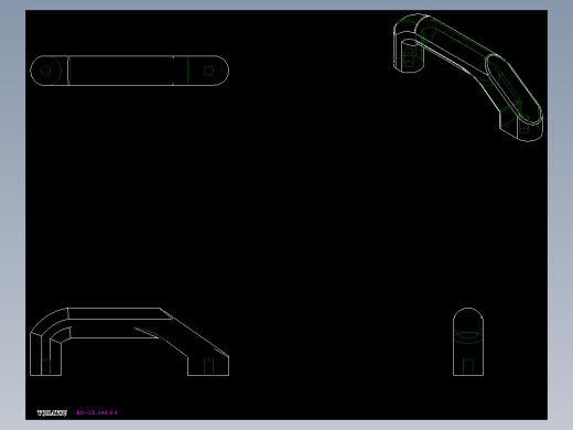取手(塑膠)BD-2D多系列多零件图纸模型