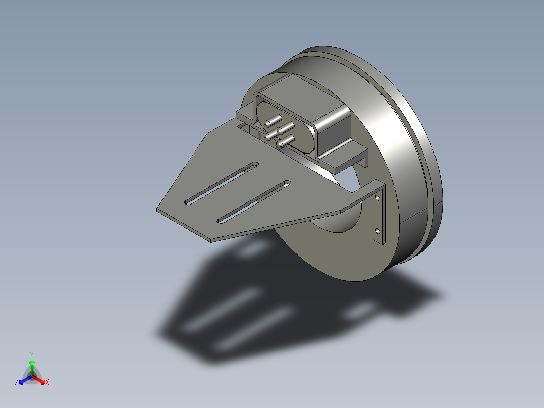 基恩士CV-R11_kc图纸模型主视图
