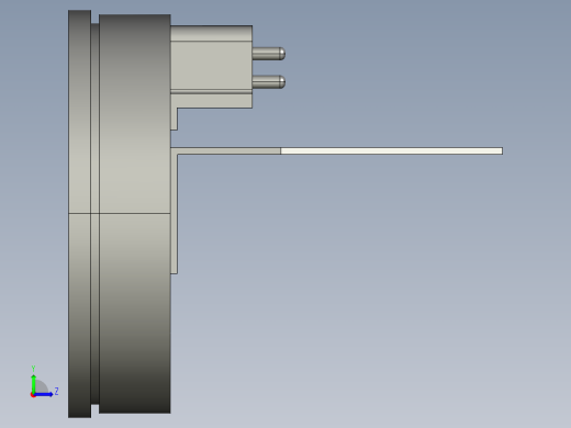 基恩士CV-R11_kc图纸模型左视缩略图
