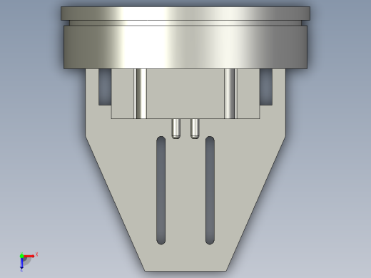 基恩士CV-R11_kc图纸模型俯视缩略图