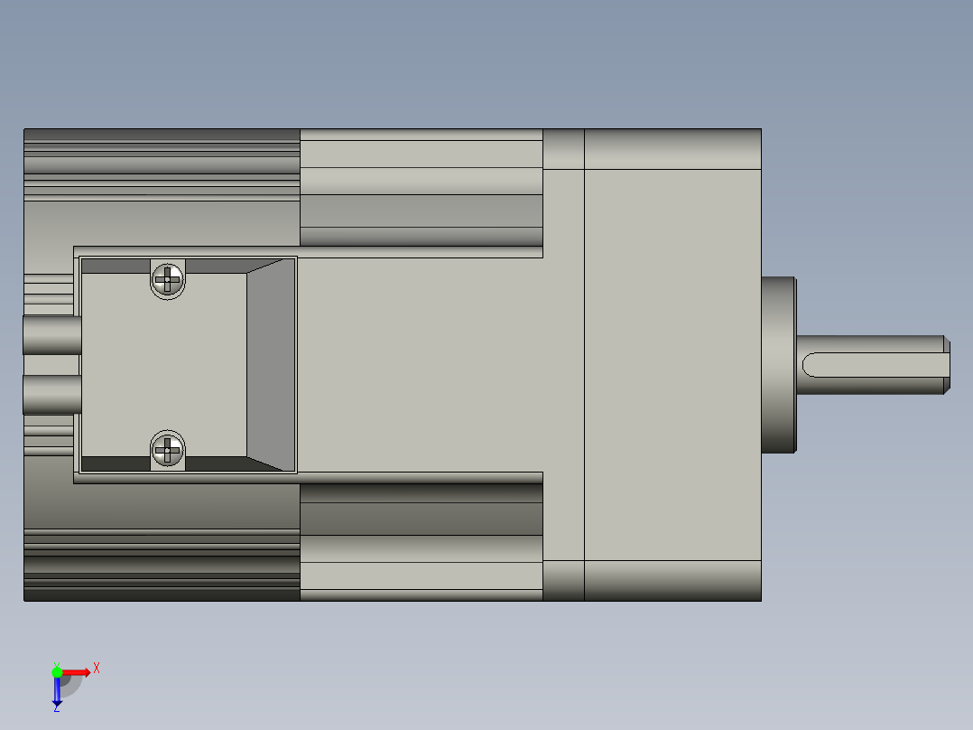 MBMC3A1AXB+MX8G3B无刷电机俯视图
