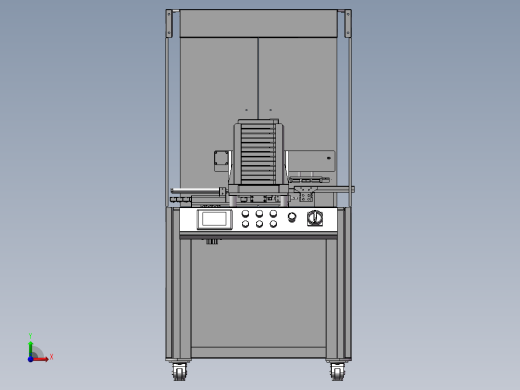 公牛插座全自动组装机3D图纸 H831非标自动化设备3D图纸3D模型前视缩略图