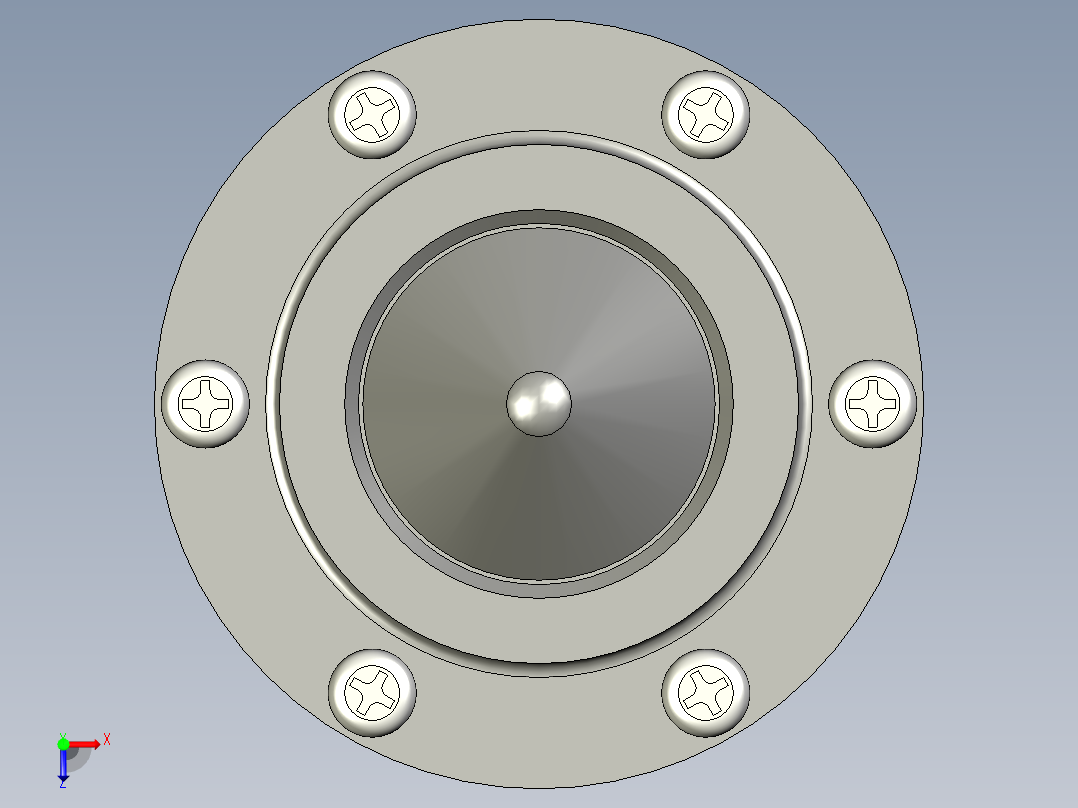 過濾器(籃型)FRF+C-3D多系列多零件图纸模型俯视图