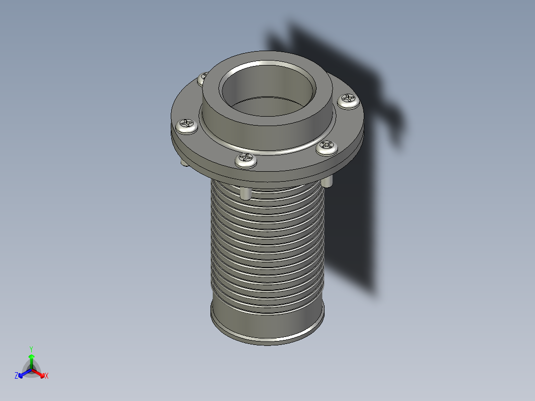 過濾器(籃型)FRF+C-3D多系列多零件图纸模型正等轴测图