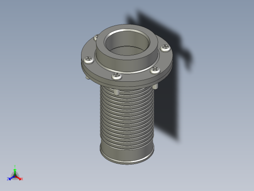 過濾器(籃型)FRF+C-3D多系列多零件图纸模型正等轴测缩略图