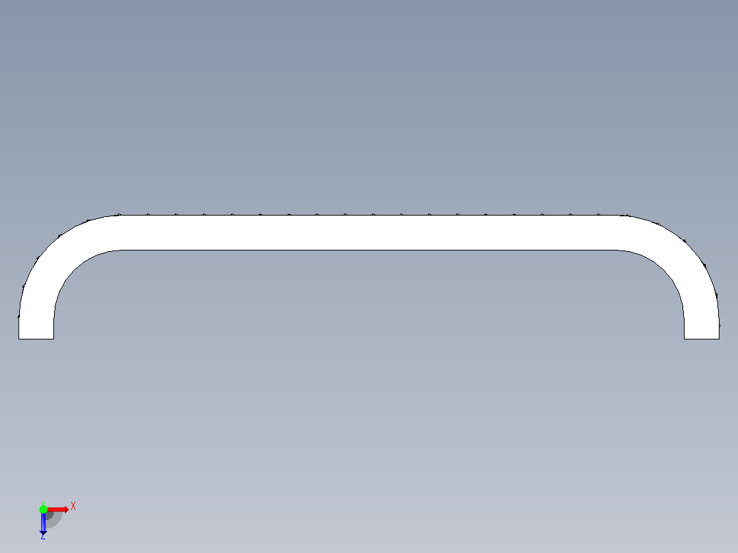 带滑管的柔性地板俯视图