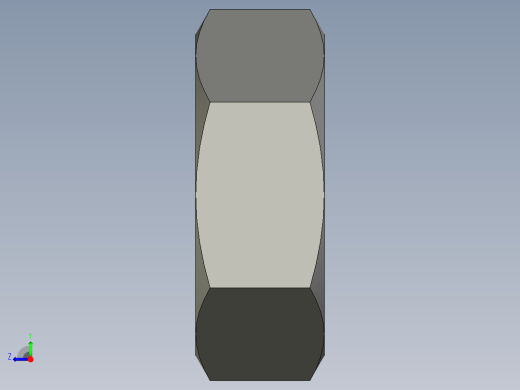 公制六角螺母-Metric Hex Nuts M2.5 x 0.45mm Thread右视缩略图