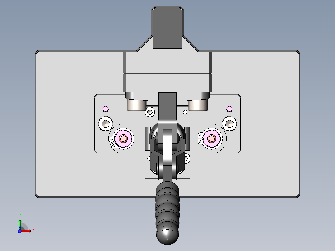 整形治具前视图