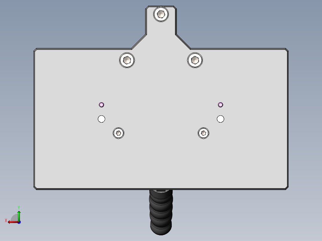 整形治具后视图