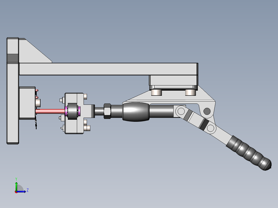 整形治具左视图