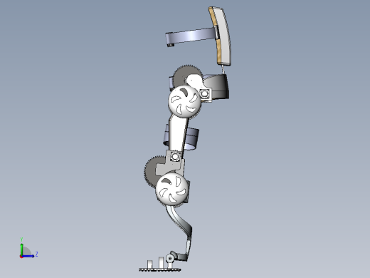 残疾人辅助结构左视缩略图