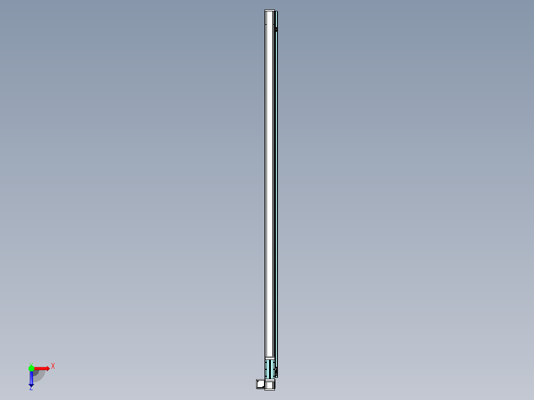 欧规系列-LB6A-L130-S2200-BR-ZP40-C3俯视图