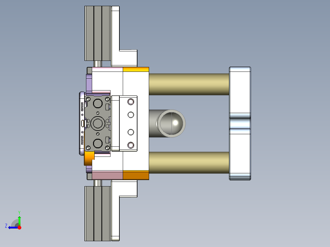 r4-笔记本CNC工装夹具三维模型cnc7右视图