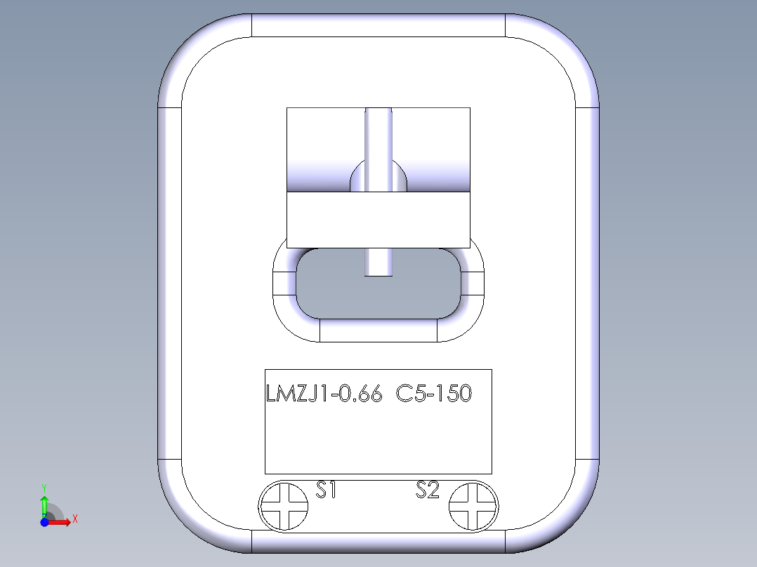 德力西电气 LMZJ1-0.66 C5-150前视图