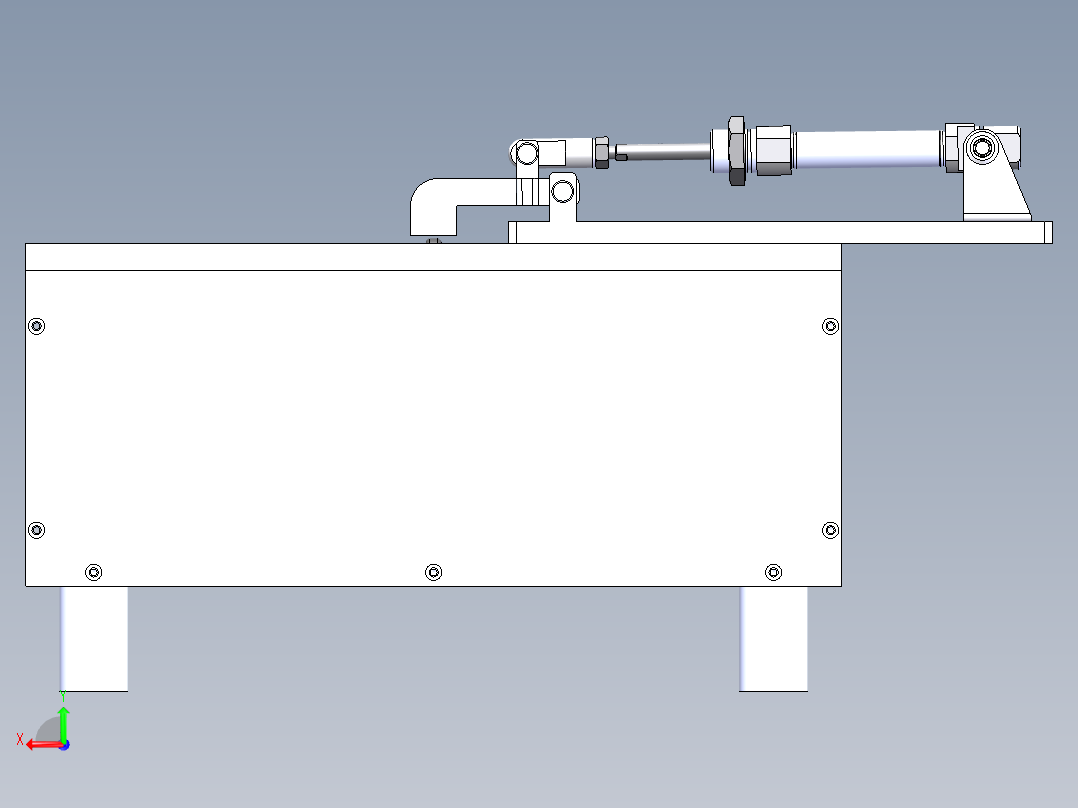 电感整脚机 sw22可编辑后视图