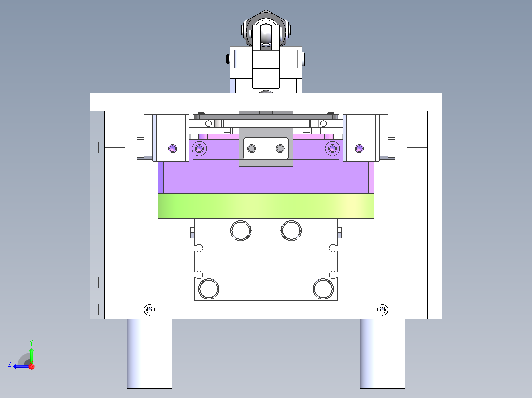 电感整脚机 sw22可编辑右视图